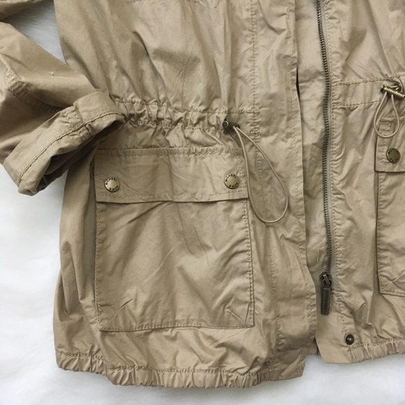 MICHAEL Michael Kors Rolled Sleeve Anorak, Size M - Picture 6 of 8