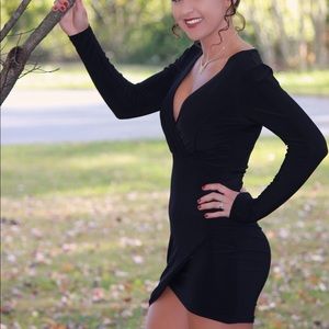 Black Form Fitting Dress