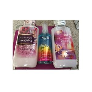 Lot of Bath and Body Works products
