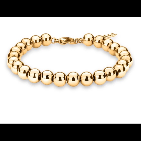Jewelry - Gold Filled Stainless Steel Beads Bracelets.