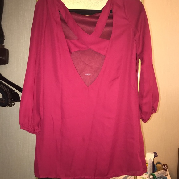 Red shift dress - Picture 2 of 2