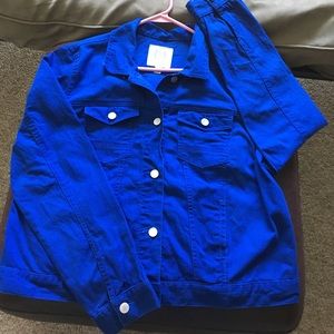Blue jean jacket