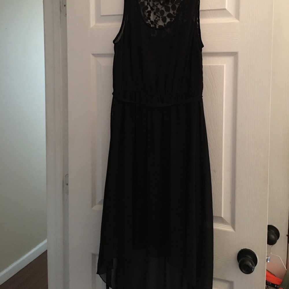 Sheer black dress