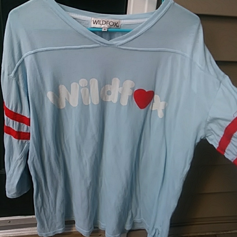 Wildfox baseball like shirt never worn
