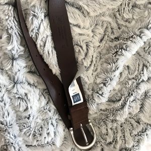 Women's brown gap leather belt size medium