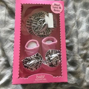 Matching headband and socks