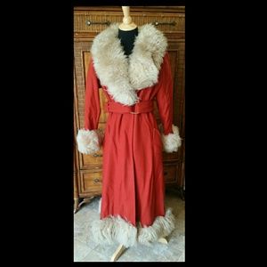 Vintage Sheep Shearing trim Coat