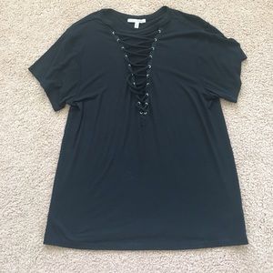 Express lace up t-shirt