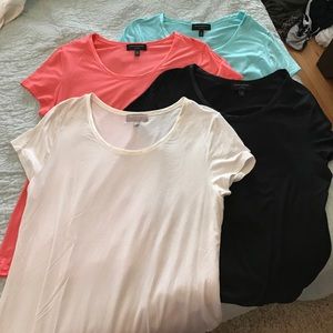4 Banana Republic factory store XL Luxe Touch tees