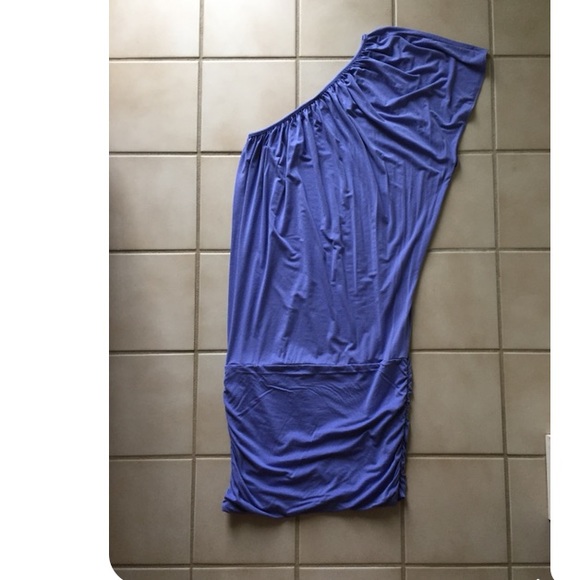 MODA International Periwinkle One Shoulder Dress S - Picture 6 of 6