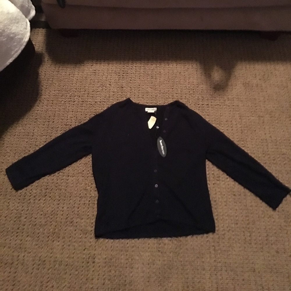 BarryBricken Button Up Sweater Navy