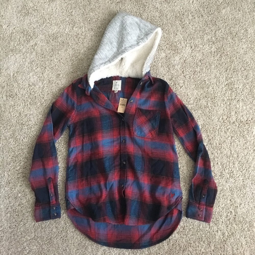 American Eagle Vintage Boyfriend Flannel
