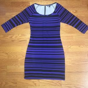 🔥BOGO black and blue fitted dress