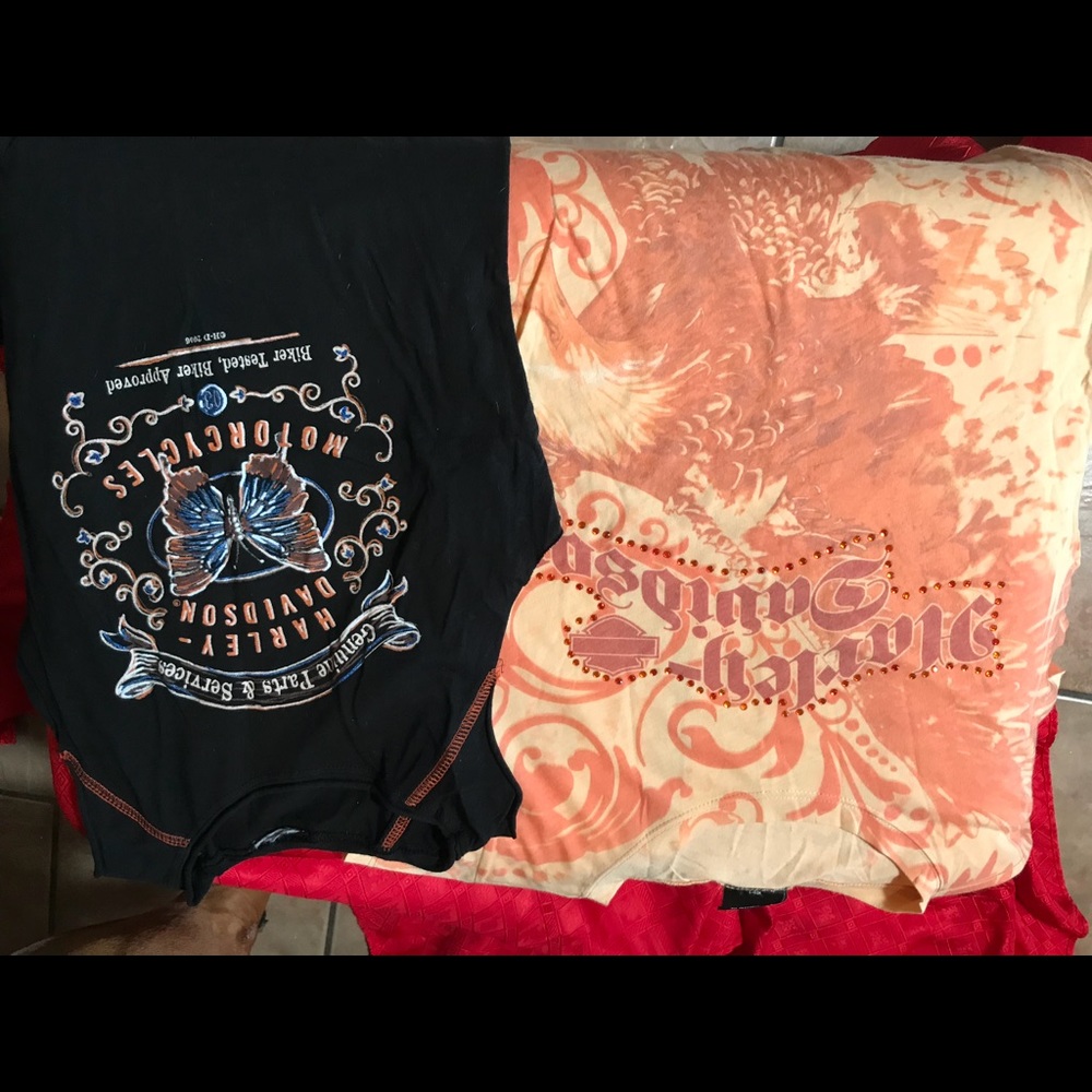 Lot of Harley shirts