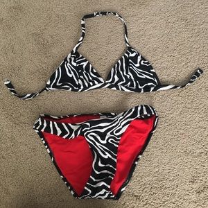 Zebra bikini