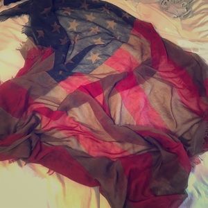 Free people American flag scarf Free people American flag scarf