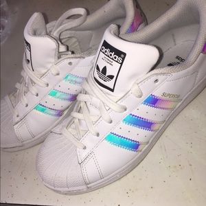 Holographic adidas Allstars