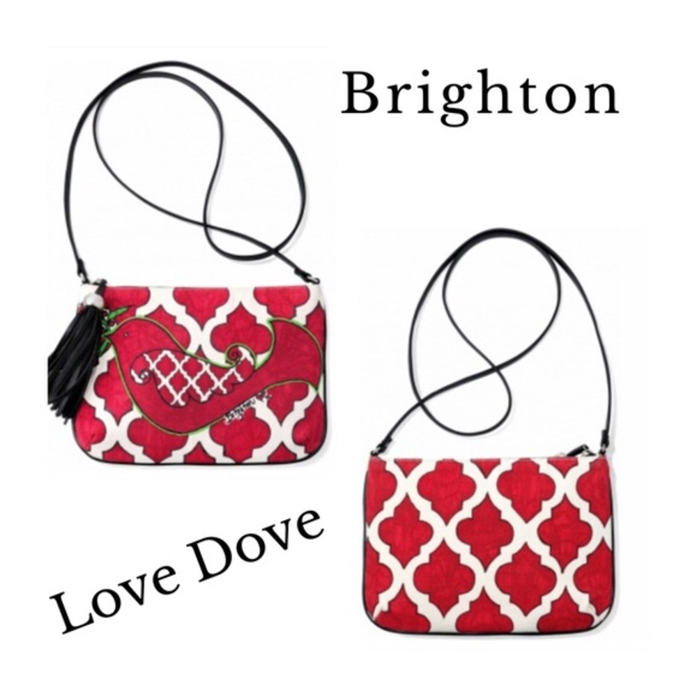 Brighton Love Dove Crossbody Purse