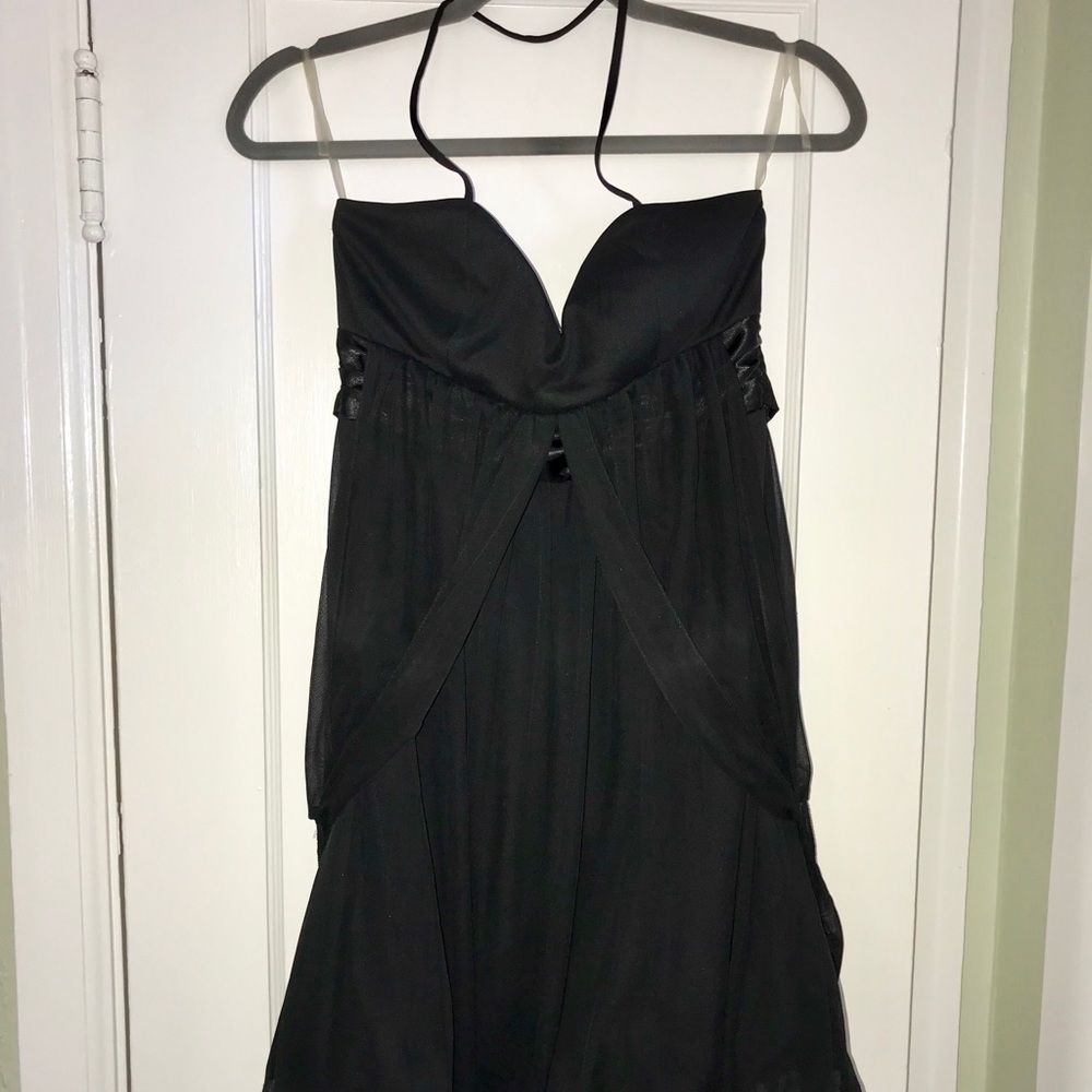 Black Lace Hater Dress