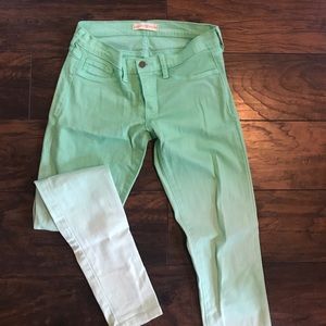 Mint ombré jeggings!