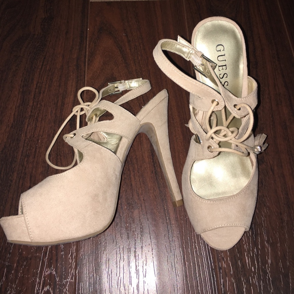 Nude Guess Heels