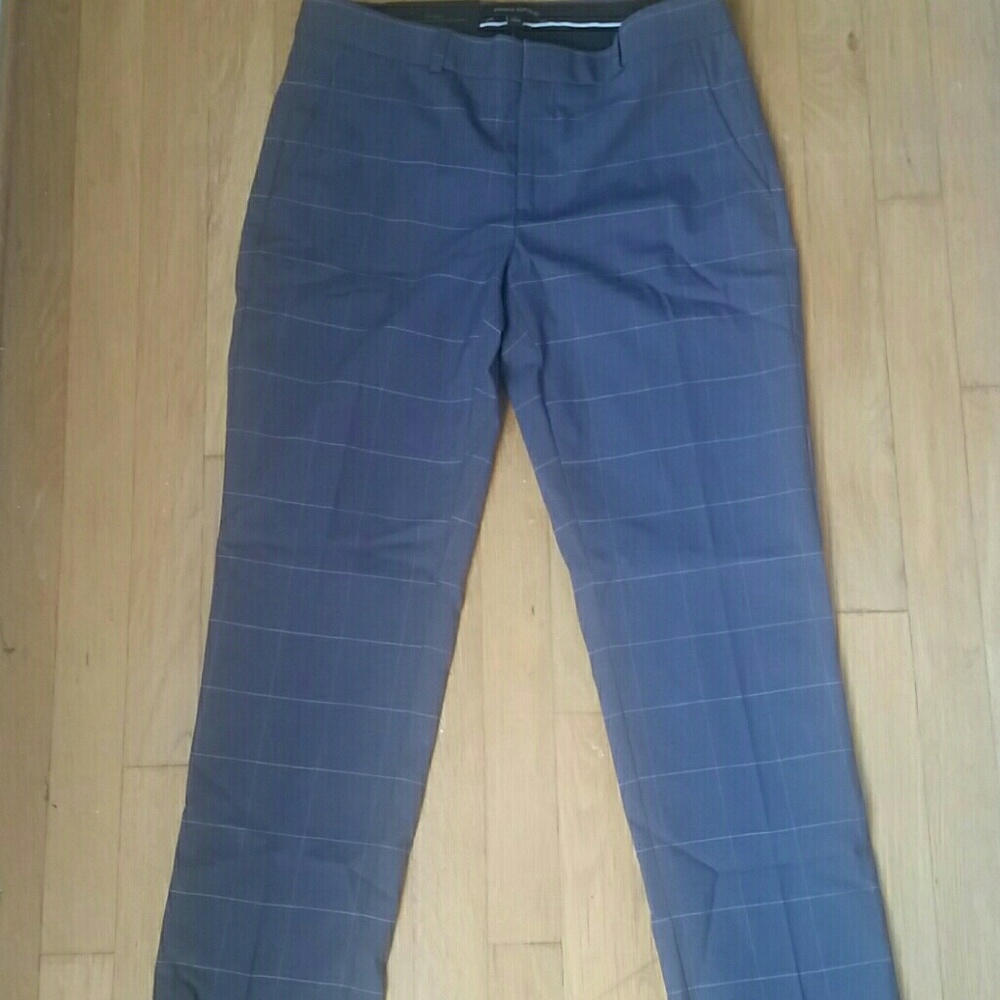 Banana Republic Ryan Windowpane Design Pant