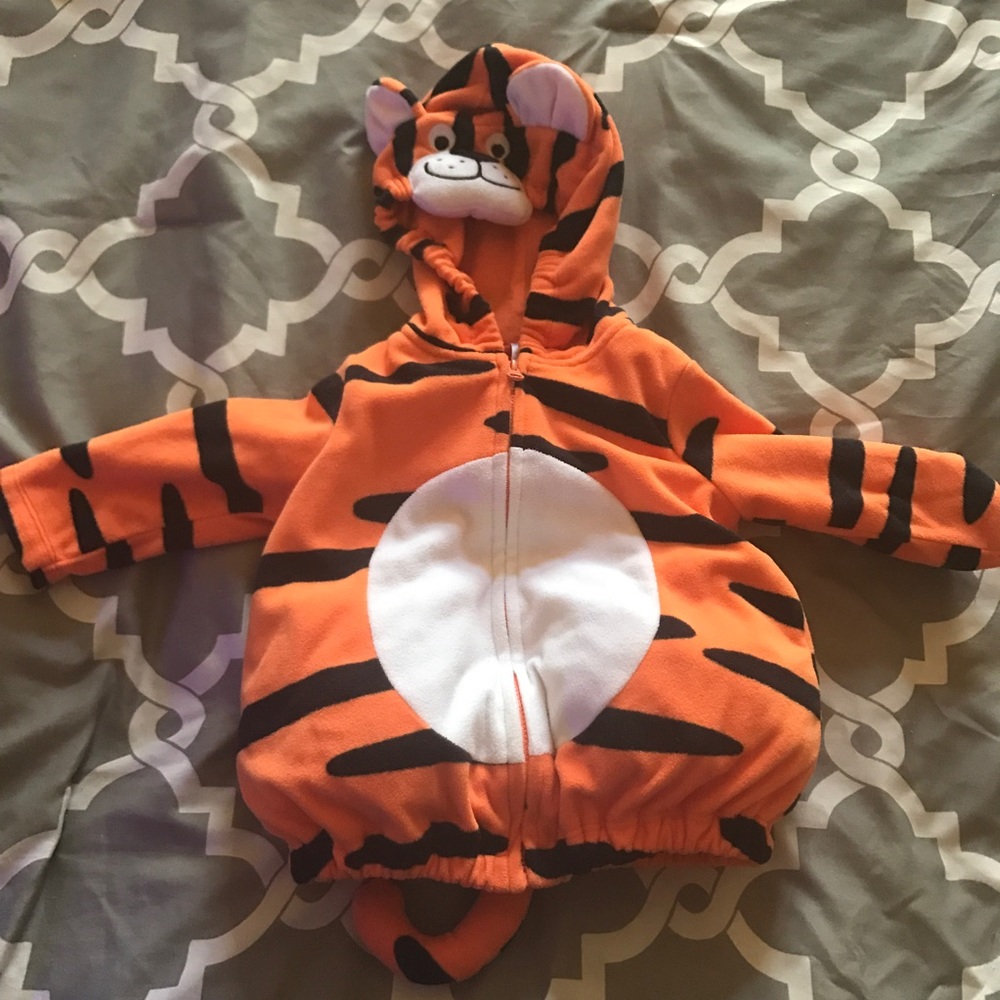 Tiger jacket with ears & tail