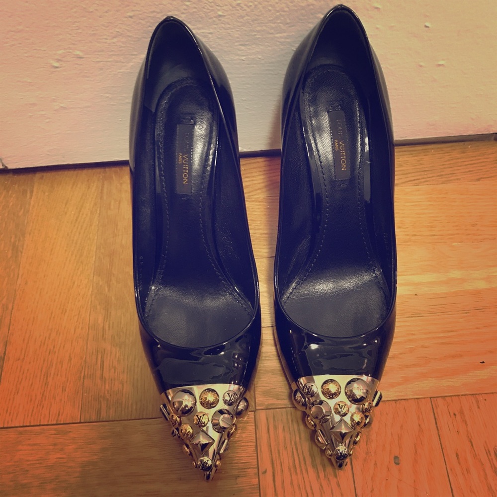 Louis Vuitton studded pumps