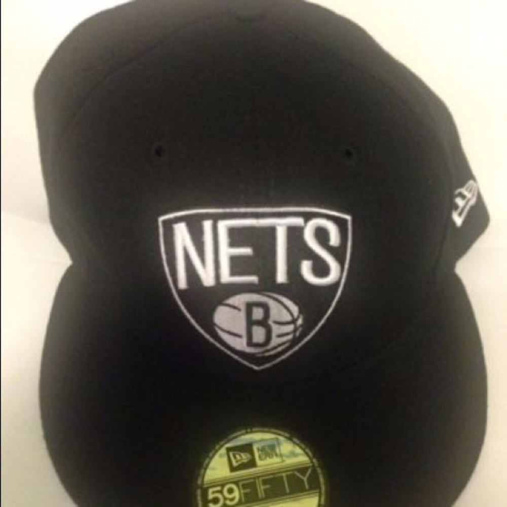 Brooklyn Nets Cap, NewEra 59Fifty Cap, Sz 7 3/4