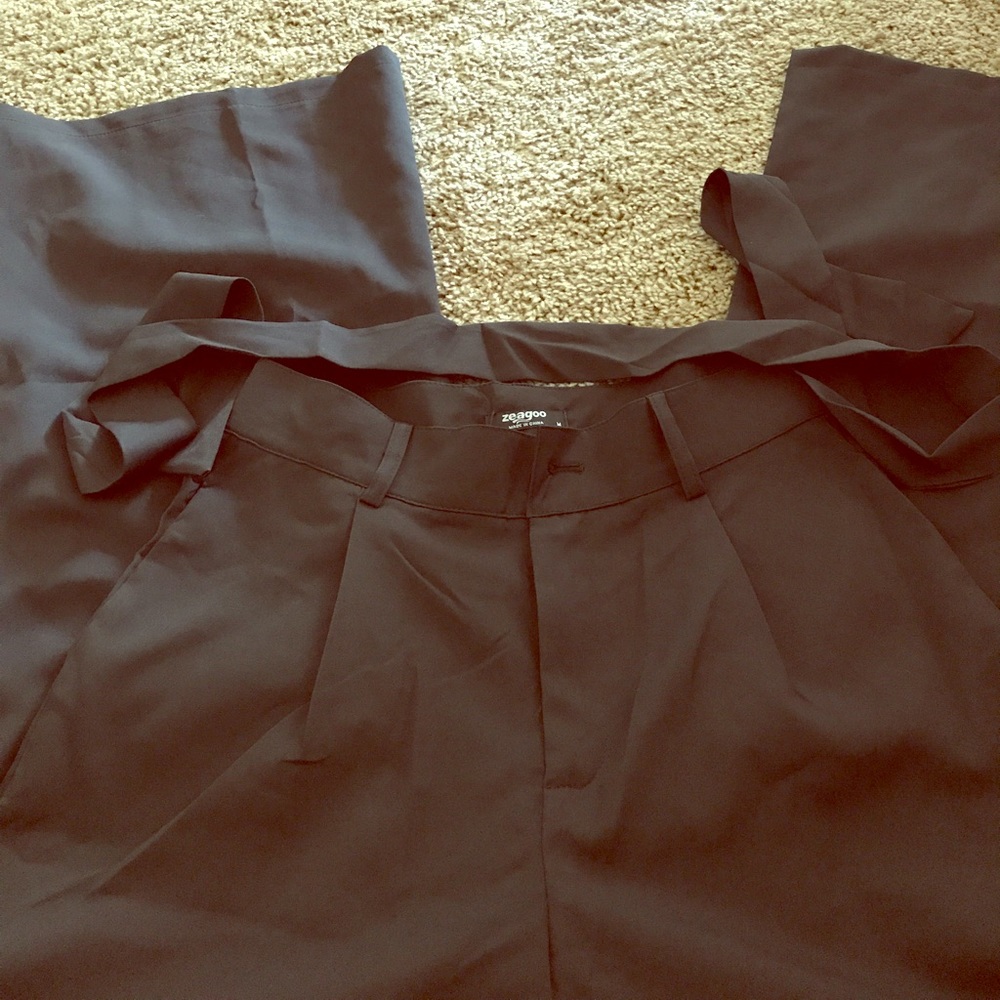 Business casual wide leg pant
