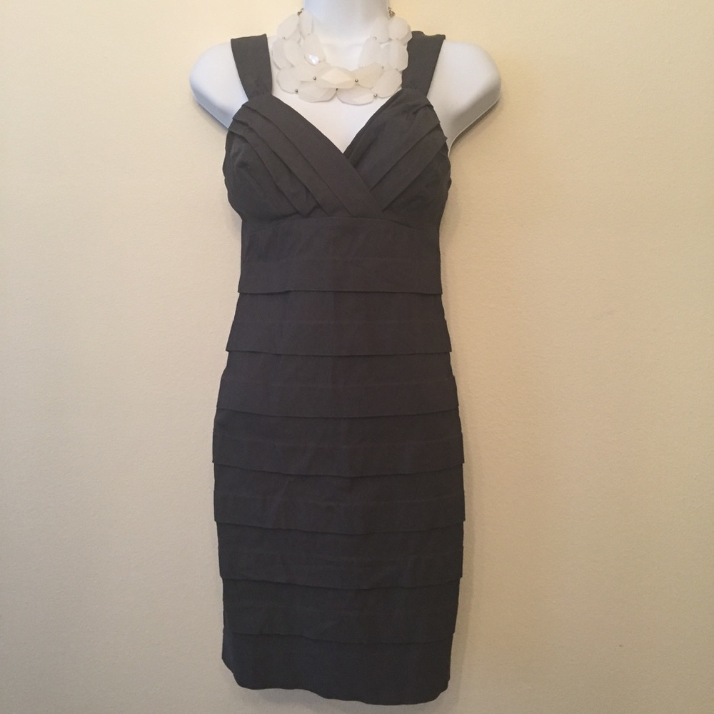 Ruby Rox Charcoal Sheath Camisole Dress