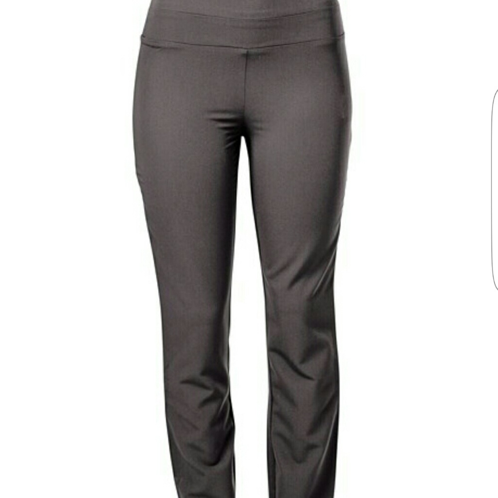 High-waisted suit pants