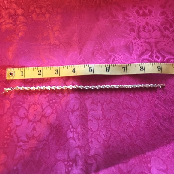 10k Gold Rope Bracelet - Picture 2 of 8
