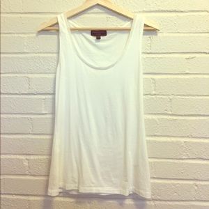 Banana Republic sleeveless white top