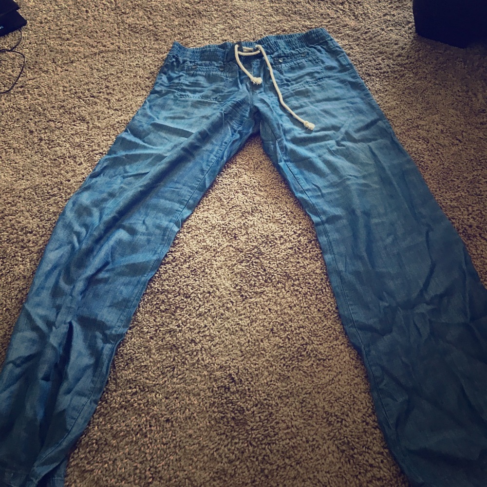 Jolt size 7 wide leg linen pant.