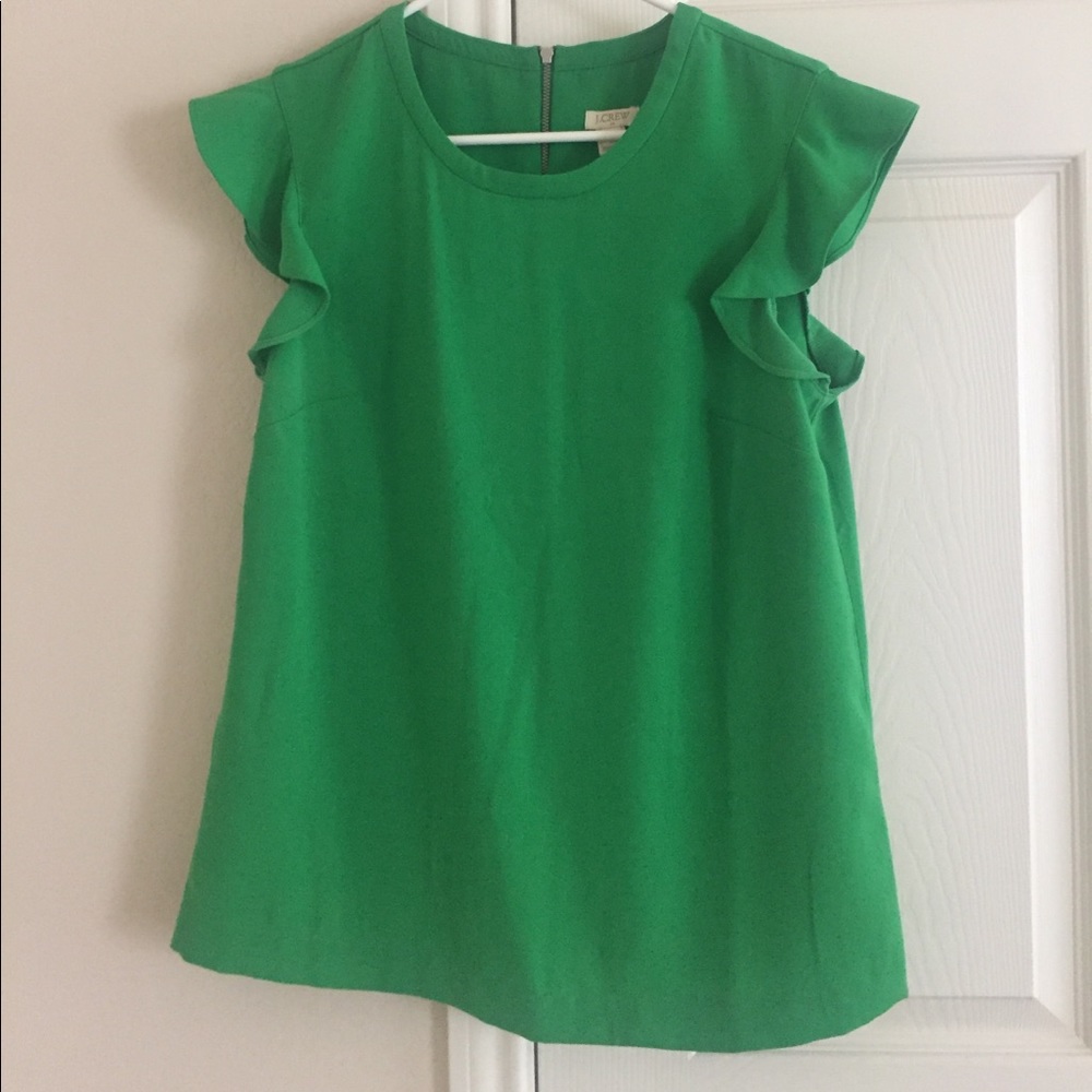 J. Crew Kelly Green Top