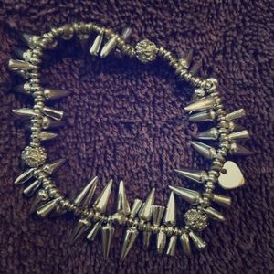 Stella & Dot silver stretch bracelet