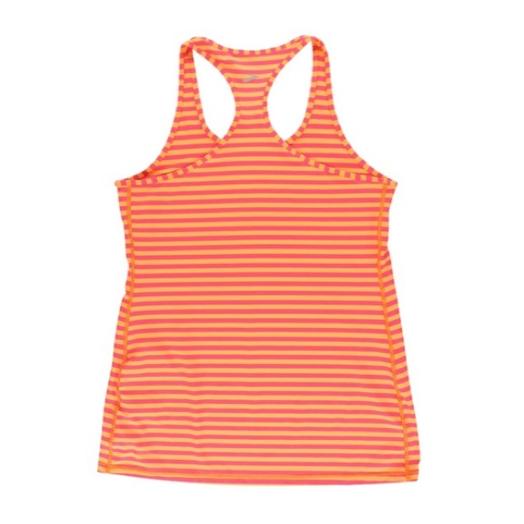 Brooks Bring It racerback tank creamsicle stripe - Picture 2 of 8