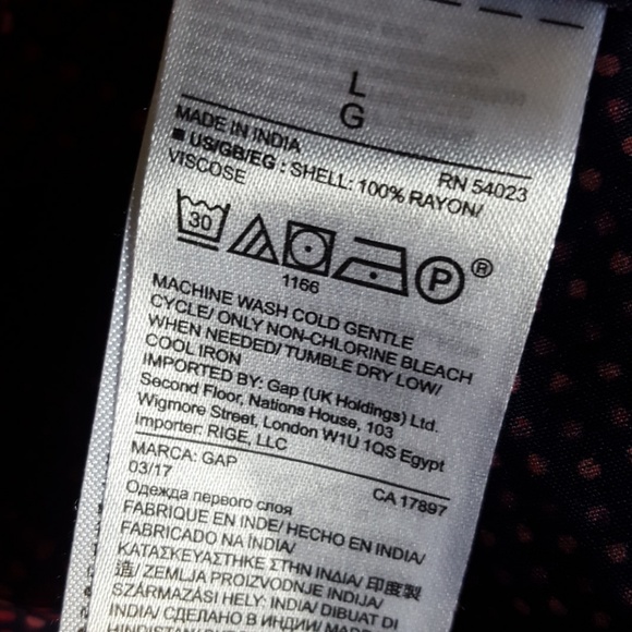 NWT GAP Polka Dot Spegettie Strap Dress Size L - Picture 6 of 7