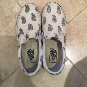 Vans x Madewell Paisley Slip Ons
