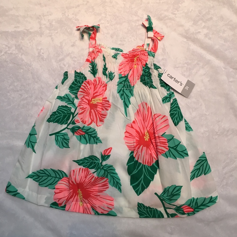 NWT floral top, 3T
