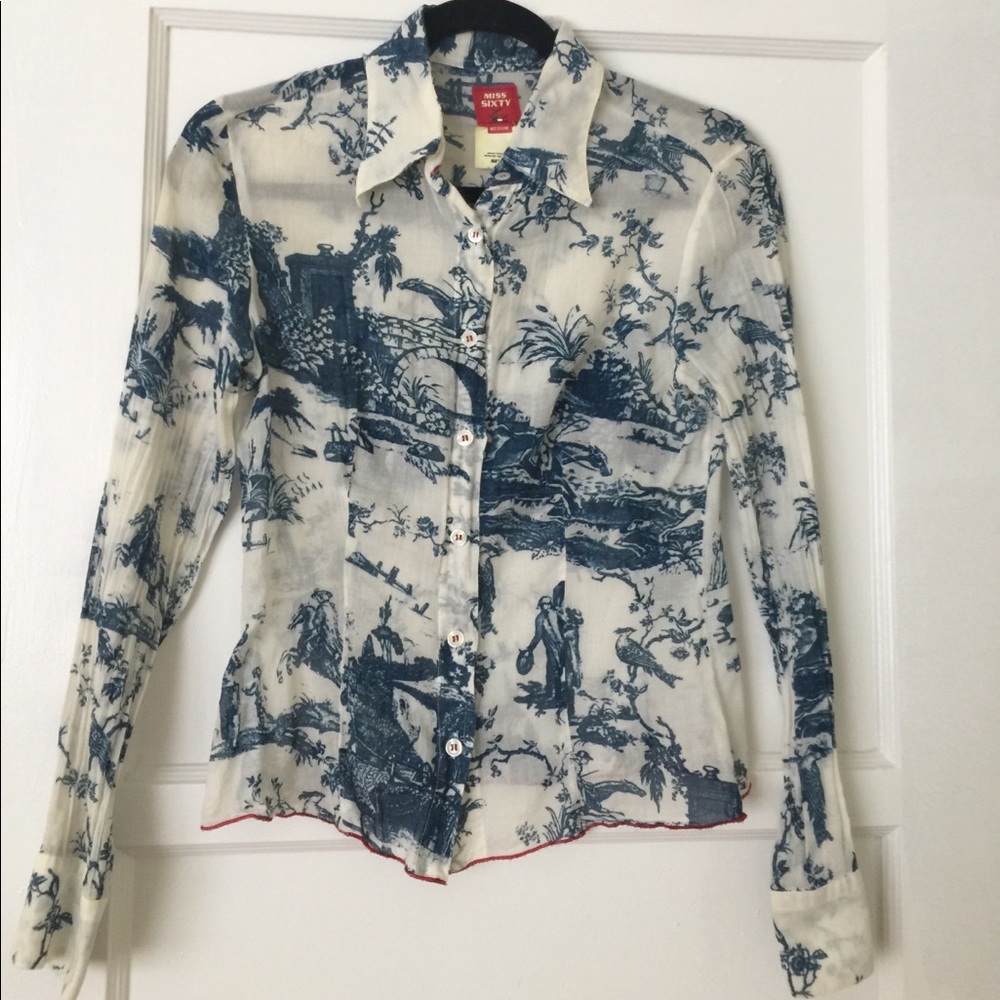 "Miss Sixty" vintage printed shirt