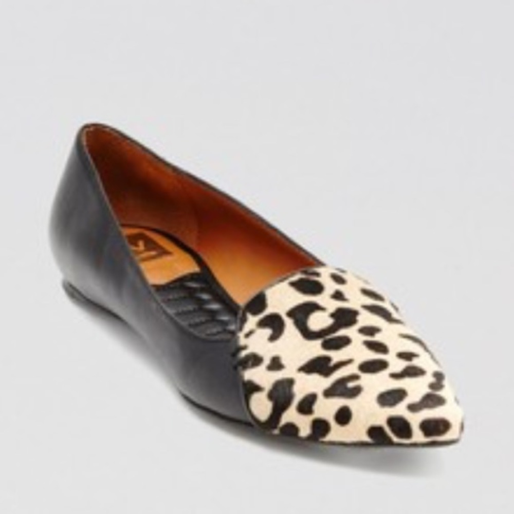DV Dolce Vita Pointed Toe Leopard Flats