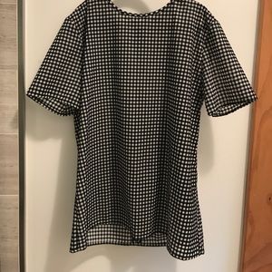Plaid The Kooples Top