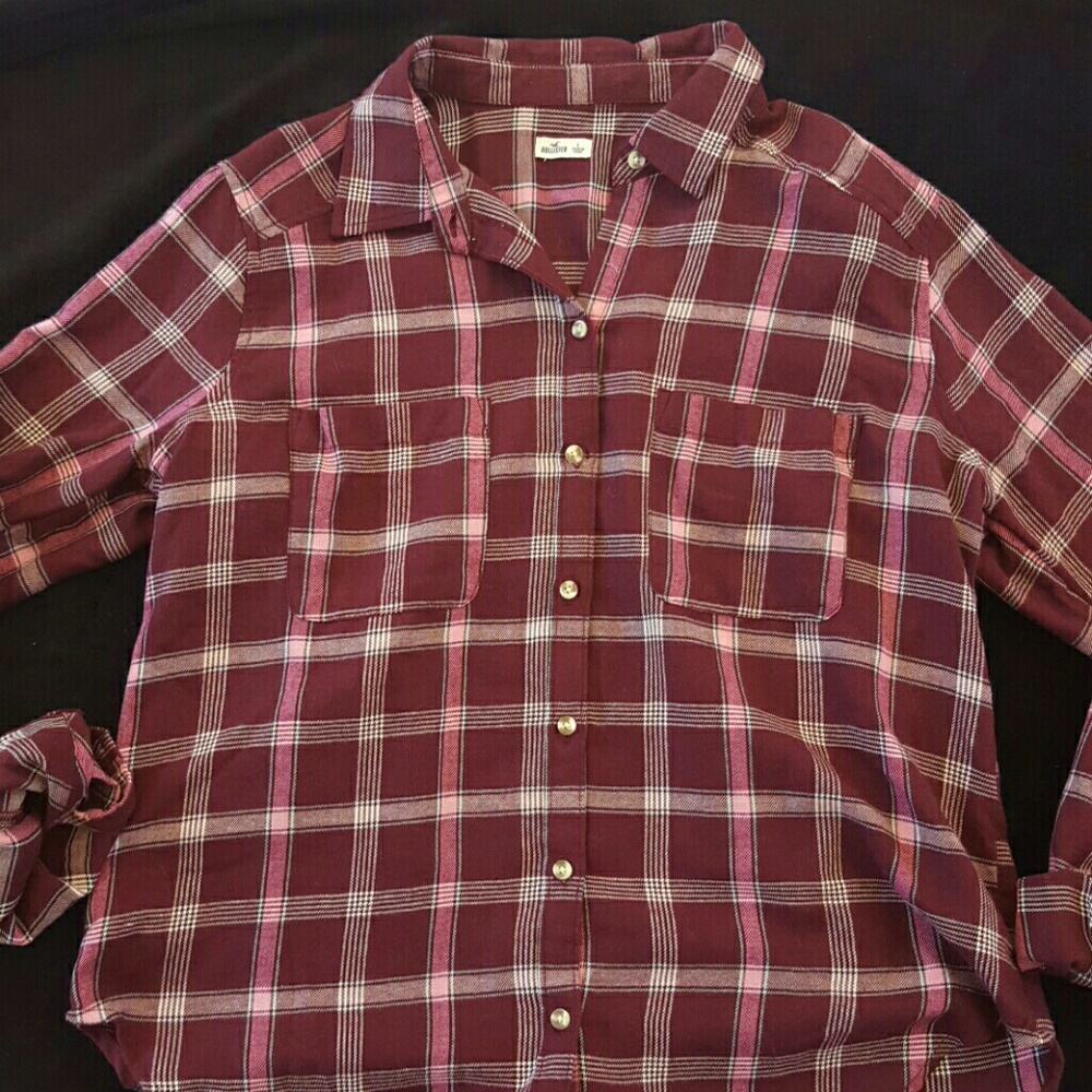 EUC Hollister women's flannel shirt