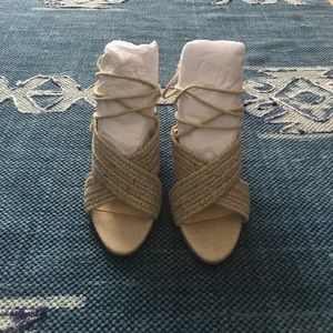 Isa Tapia Jute Heels Size 39.5