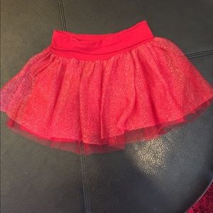 Red Gymboree skirt