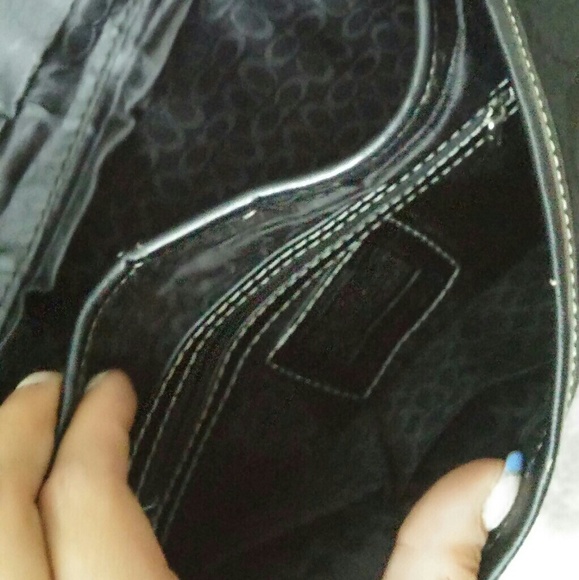 AUTHENTIC NEW BLACK COACH PURSE - Picture 4 of 5