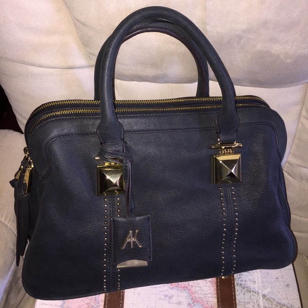AIMEE KESTENBERG BLACK LEATHER handbag / crossbody