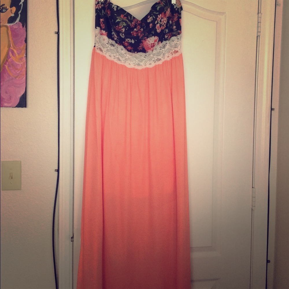 Heart tube top dress